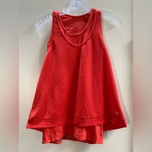 Sweaty Betty Seamless Double Time Workout Tank in Tulip Red size Small